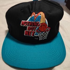 Vintage McDonald's "Nothing but Net" snapback hat